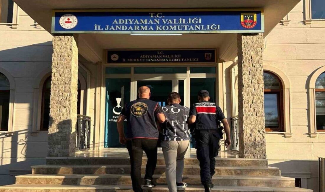 Adıyaman İl Jandarma Komutanlığı ekiplerince yapılan çalışmalar çerçevesinde 9 yıl