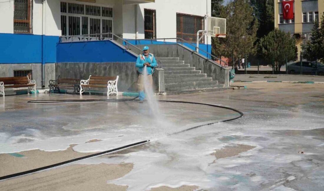 Haliliye Belediyesi, ara tatil sonrası öğrencilere daha hijyenik ve sağlıklı