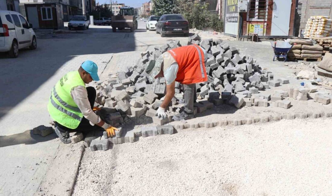 Haliliye Belediyesi Fen İşleri Müdürlüğü, ilçe genelinde üstyapı çalışmalarına hız