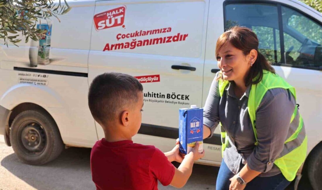 Antalya Büyükşehir Belediyesi’nin sağlıklı nesillerin yetişmesi ve çocukların doğal sütle