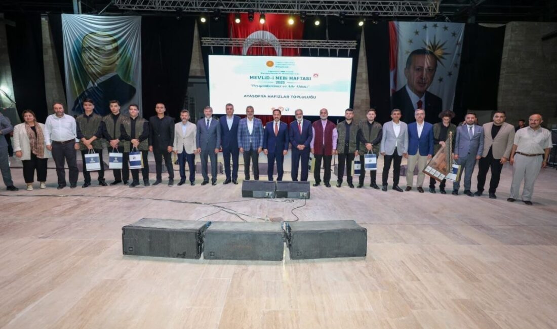 Hatay’da Mevlidi Nebi haftası dolayısıyla program düzenlendi. Programda; Ayasofya-i Kebir
