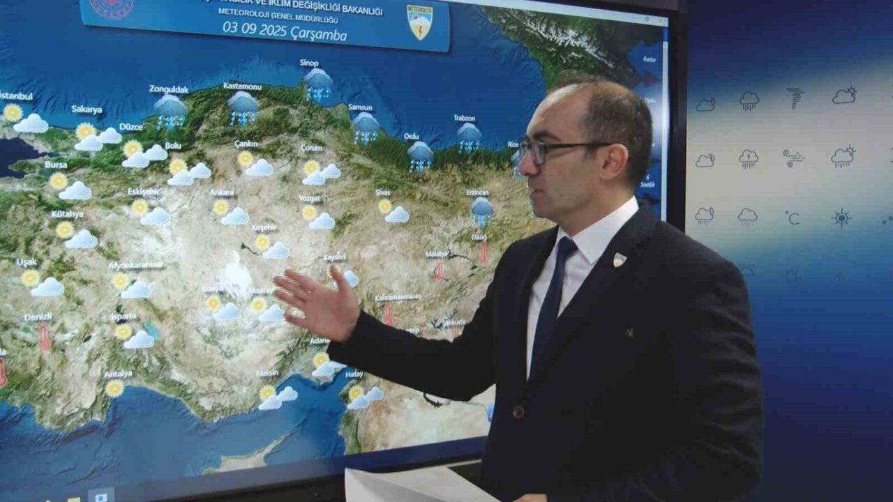 Meteoroloji Genel Müdürlüğü Hava Tahmin Uzmanı Cengiz Çelik, “Ülke genelinde
