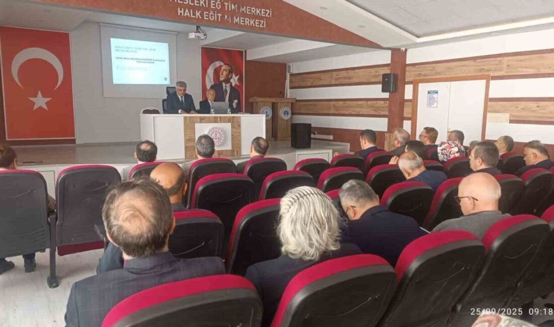 Samsun’da, 2025-2026 eğitim-öğretim yılı planlama ve değerlendirme toplantısı, İl Milli