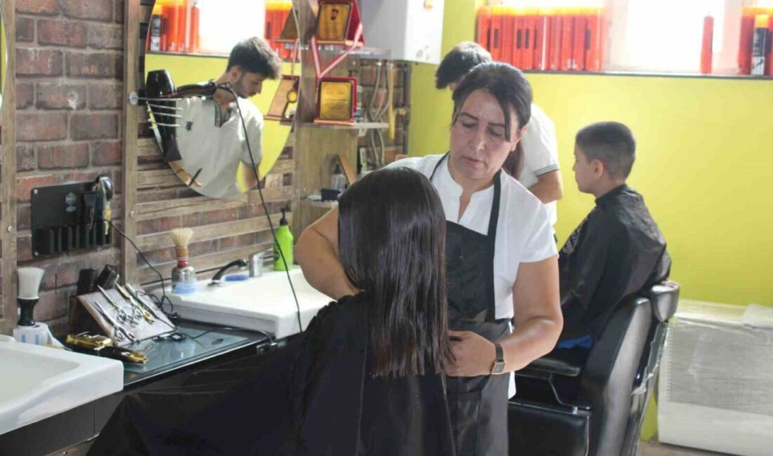 Kayseri’de Yıldırım Beyazıt Mahallesi Muhtarı Gonca Kaan; 6 yıldır geleneksel