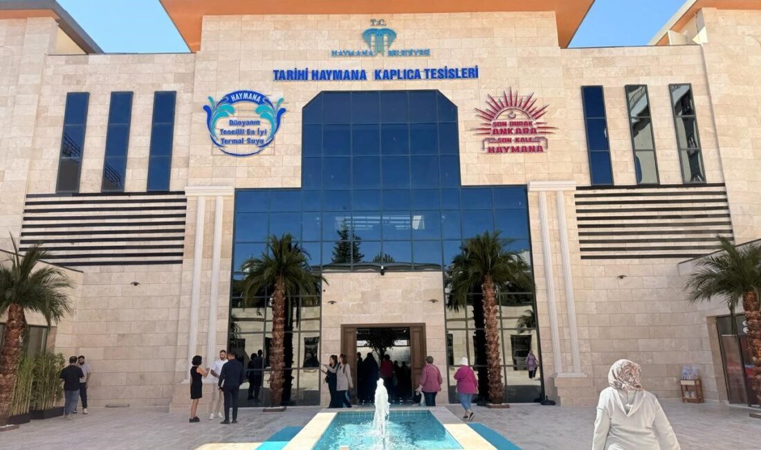 Ankara’nın Haymana ilçesindeki yeni termal tesis açılışında ilk gün 5