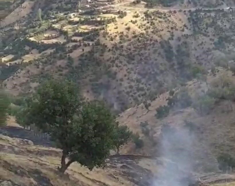 Bitlis’in Hizan ilçesinde çıkan anız yangını itfaiye ekiplerinin müdahalesiyle söndürüldü.