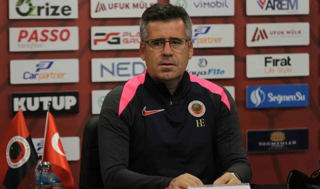 Gençlerbirliği Teknik Direktörü Hüseyin Eroğlu, “Faul çalma eşitliğinin tam olarak