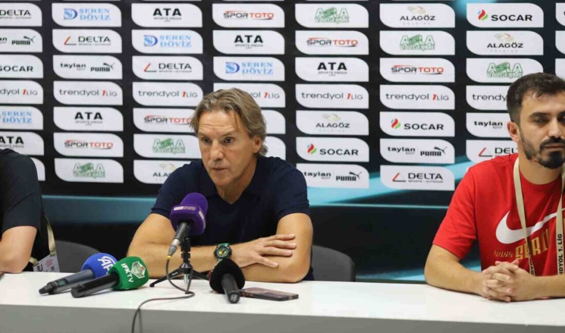 Trendyol 1. Lig’in 5. haftasında Iğdır FK-Serik Spor maçının ardından