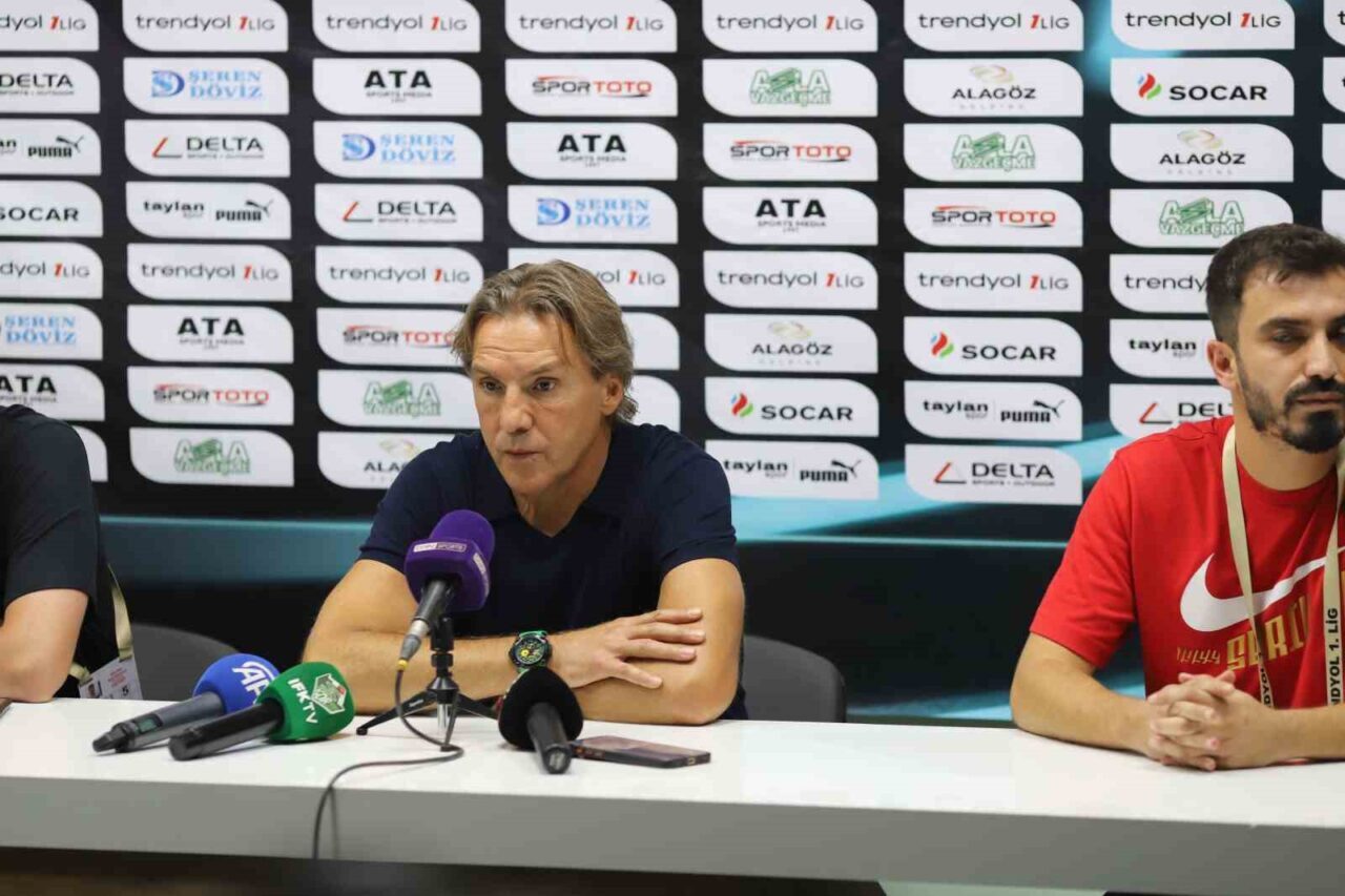 Trendyol 1. Lig’in 5. haftasında Iğdır FK-Serik Spor maçının ardından