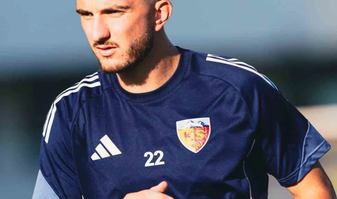 Süper Lig ekiplerinden Kayserispor’un Arnavut oyuncusu Indrit Tuci, Gençlerbirliği maçında