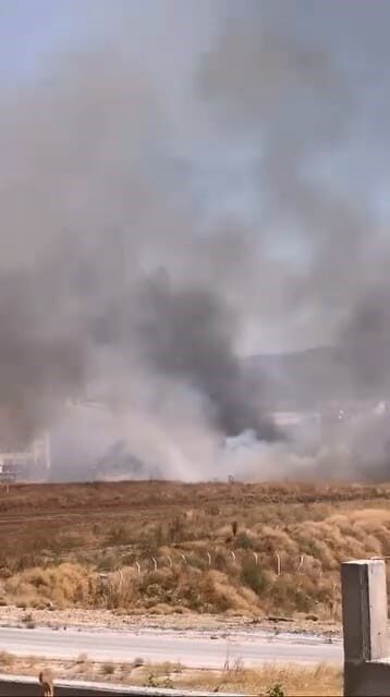 Bursa’nın İnegöl ilçesinde çıkan anız yangını mahalle sakinlerinde paniğe neden