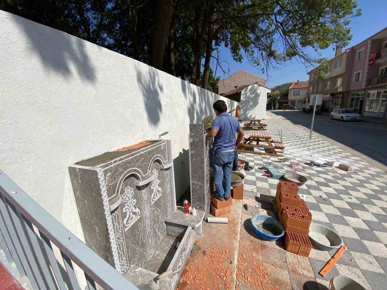 İnönü Belediyesi, Şehit Ali İhsan Aydın’ın adıyla yapılan çeşmeyi vatandaşların