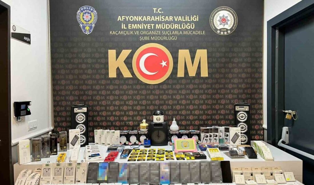 Afyonkarahisar’da insan kaçakçılığı yaptığı iddia edilen bir şahsa yönelik yapılan