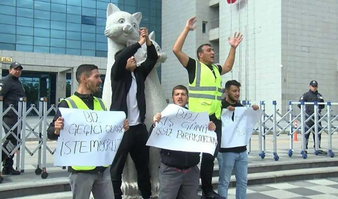 Sözleşmeleri biten 100 peyzaj işçisi, Ankara Büyükşehir Belediye (ABB) Başkanı