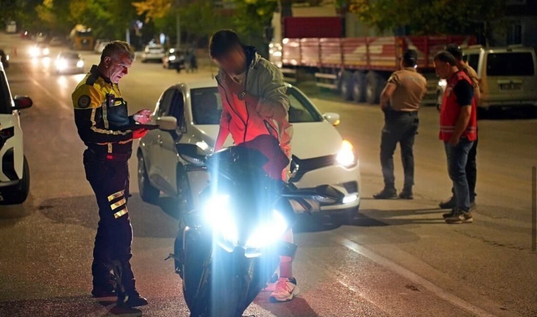Isparta İl Emniyet Müdürlüğü ekiplerince 10 noktada yapılan denetimlerde 207