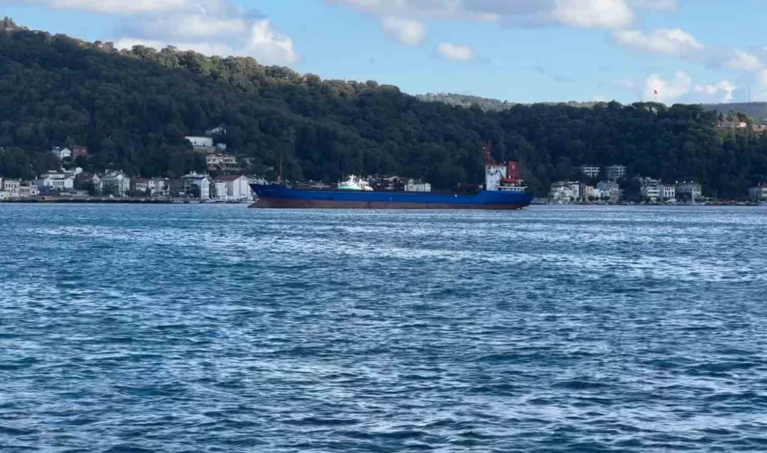 Bandırma’dan Rusya’ya seyir halinde olan ARDA isimli kargo gemisi, İstanbul