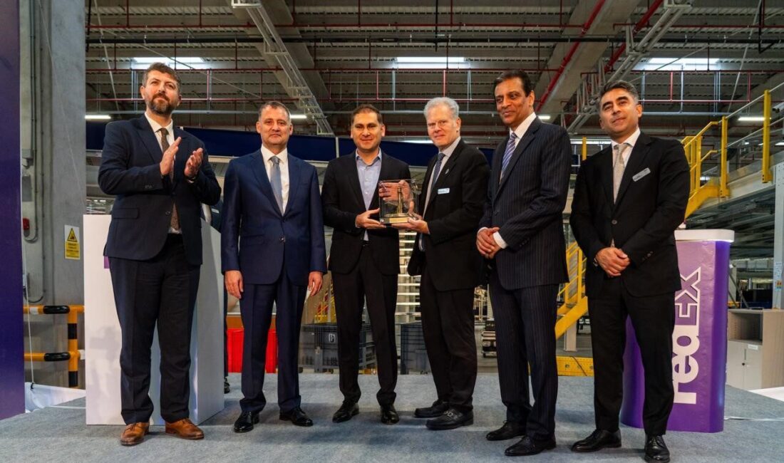 İstanbul Havalimanı kargo terminalinde FedEx Avrupa lojistik tesisi açılışı yapıldı.