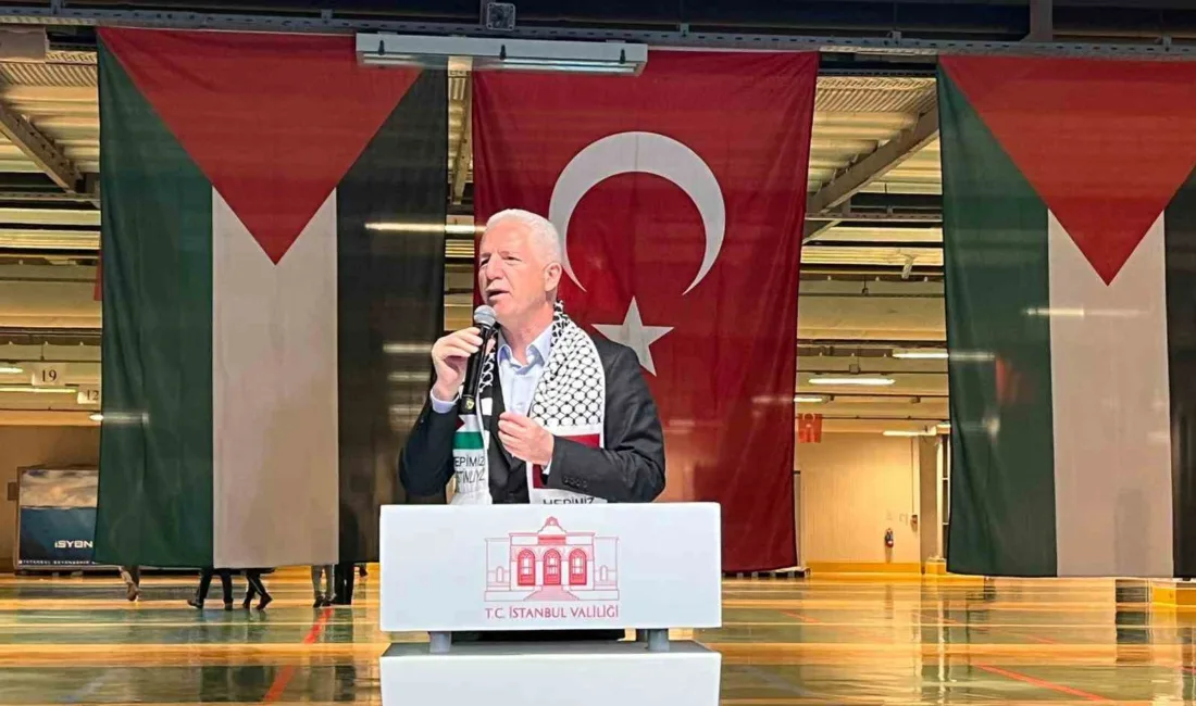 İstanbul’da balıkçı esnafı, yaşanan insanlık dramına dikkat çekmek için, 1