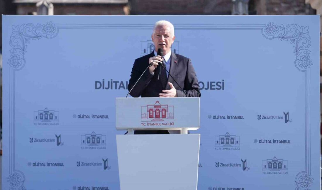 İstanbul Valisi Davut Gül, “Dijital İstanbul” projesi kapsamında, kentteki tüm