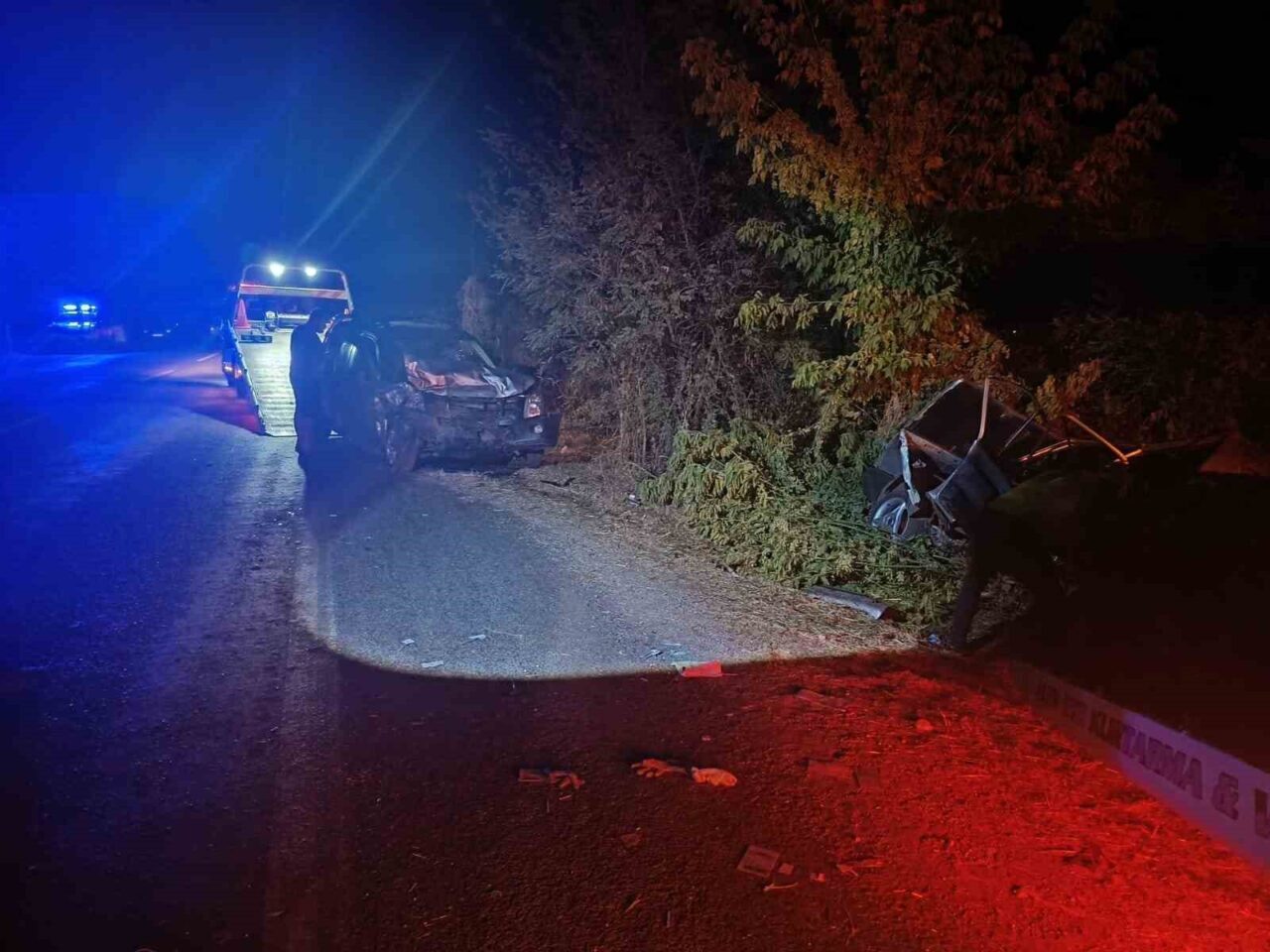 İzmir’in Ödemiş ilçesinde alkollü sürücünün neden olduğu trafik kazasında 1