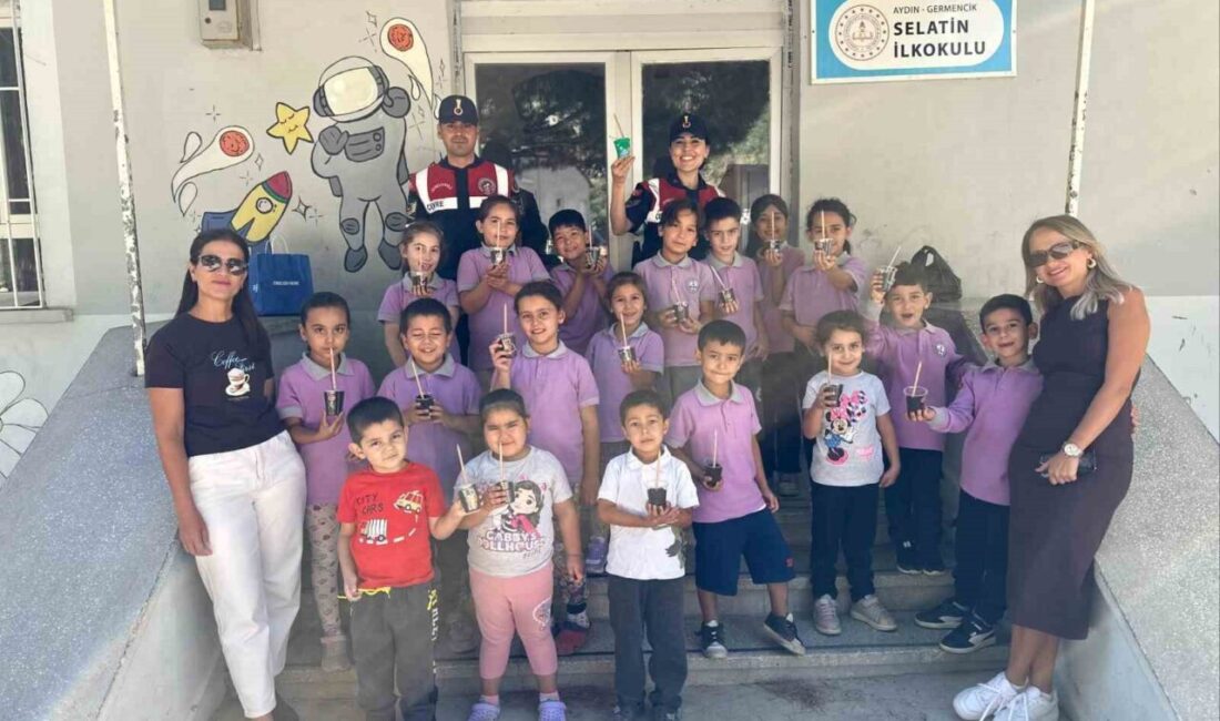 Aydın’da jandarma ekipleri tarafından ilkokul öğrencilerine çevre ve doğa sevgisi