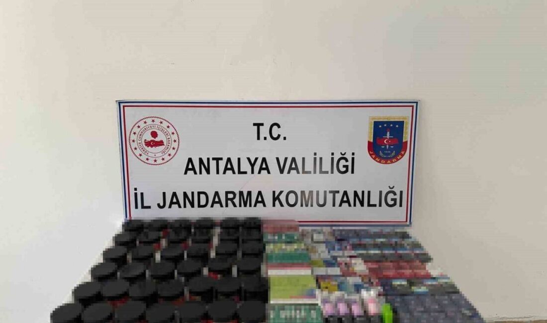Antalya İl Jandarma Komutanlığı ekipleri tarafından Manavgat’ta 2 işletmenin deposuna