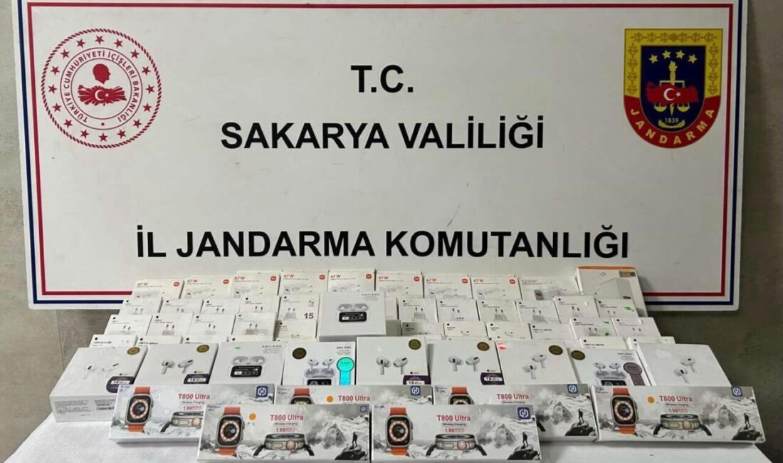 Sakarya’nın Sapanca ilçesinde jandarma ekiplerince gerçekleştirilen yol kontrolünde, bir araçta