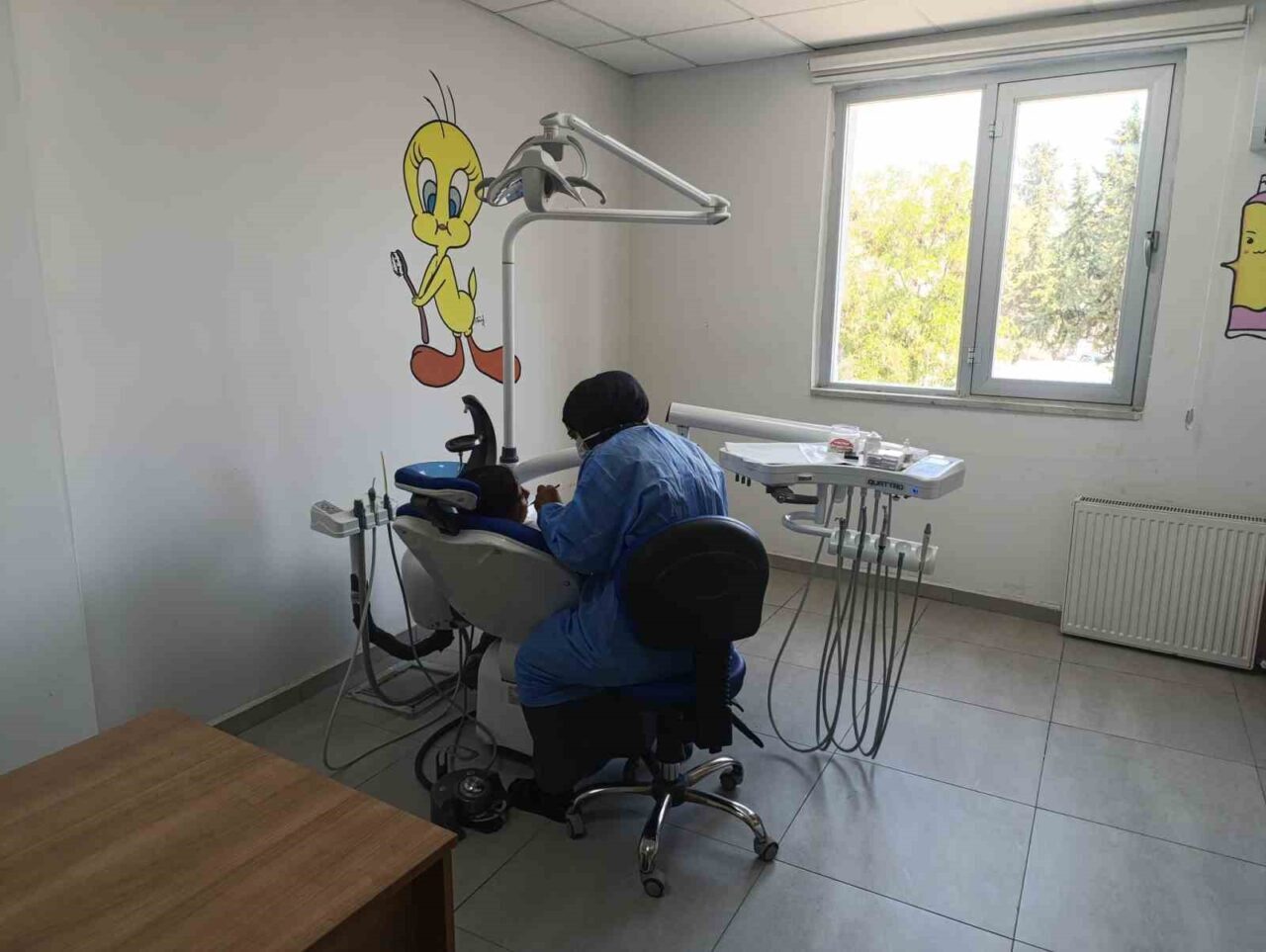 Adıyaman’ın Kahta Ağız ve Diş Sağlığı Merkezi bünyesinde Çocuk Ağız