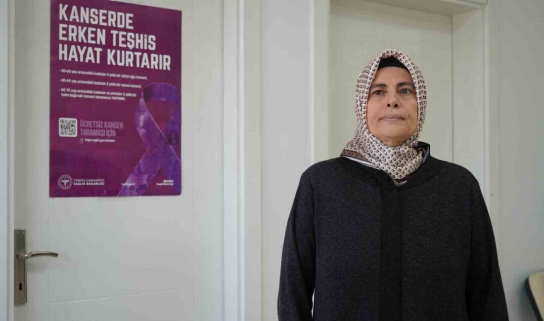 Gaziantep’te meme kanseri olan kız kardeşinin hastaneden sonucunu aldıktan sonra