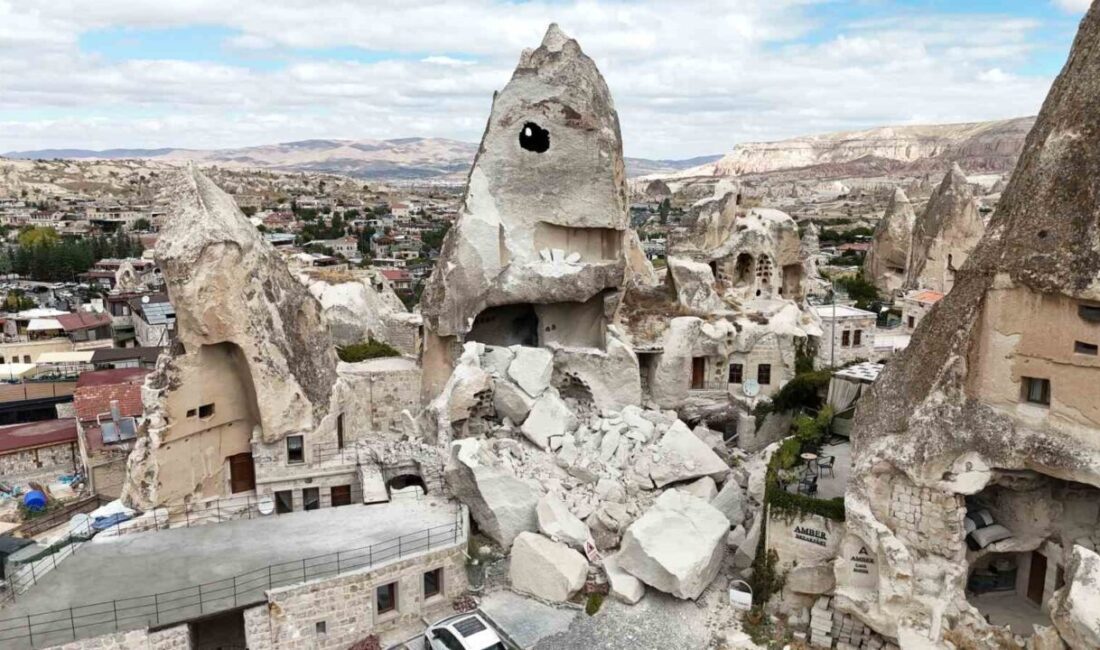 UNESCO Doğal ve kültürel miras listesinde yer alan Kapadokya bölgesinde