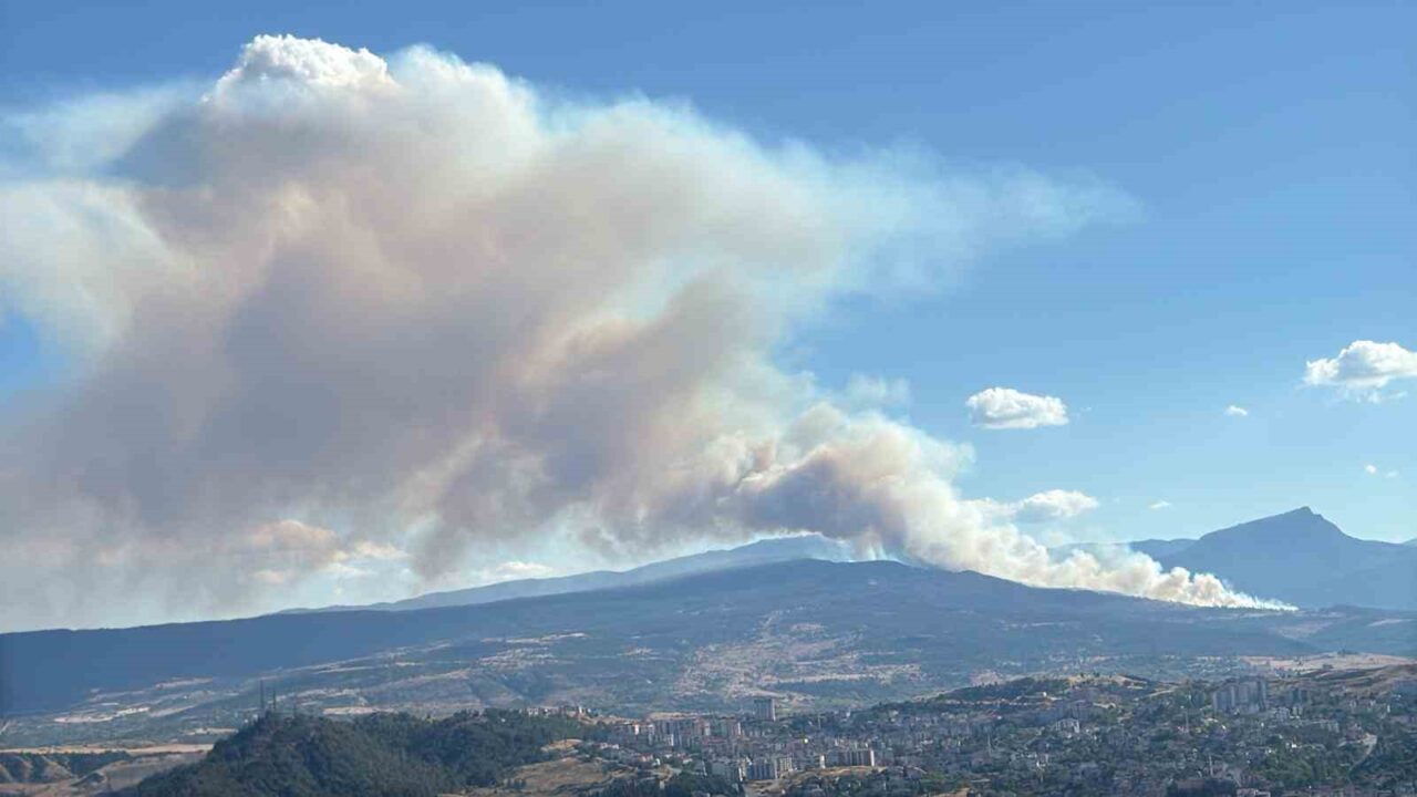 Karabük merkeze bağlı Kahyalar köyünde yangın çıktı. Edinilen bilgiye göre,
