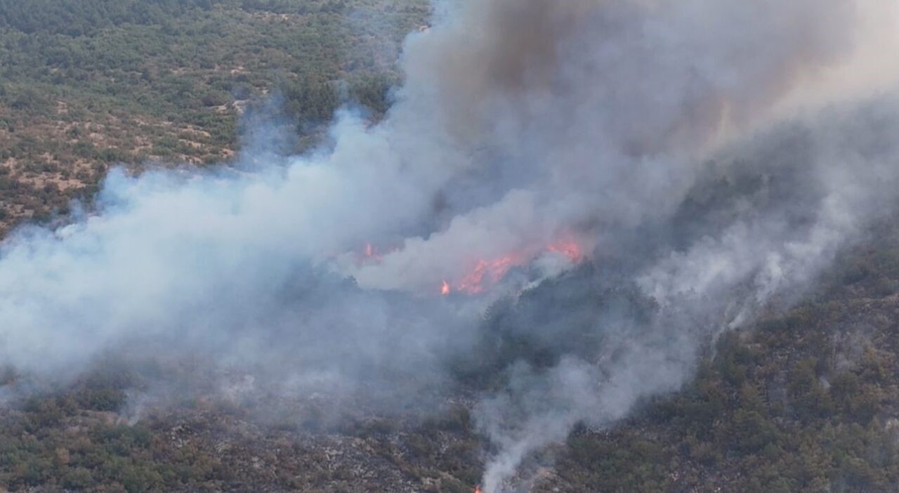 Karabük’ün Eflani ilçesine bağlı Saraycık köyünde çıkan orman yangınıyla ilgili