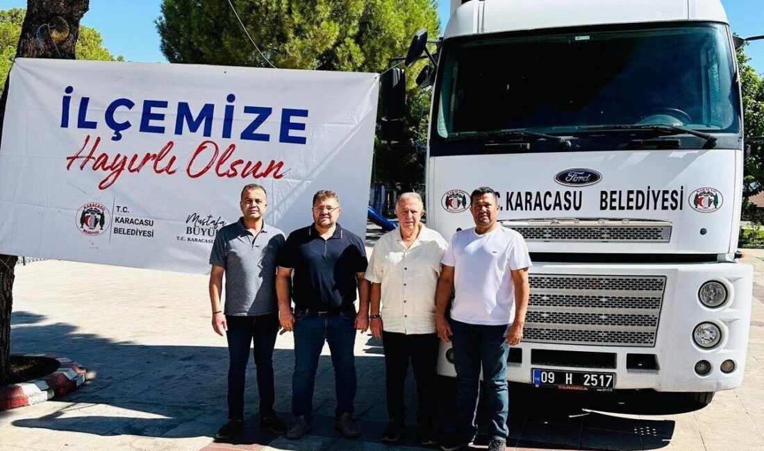 Karacasu Belediyesi, hizmet kalitesini artırmak amacıyla araç filosuna yeni bir