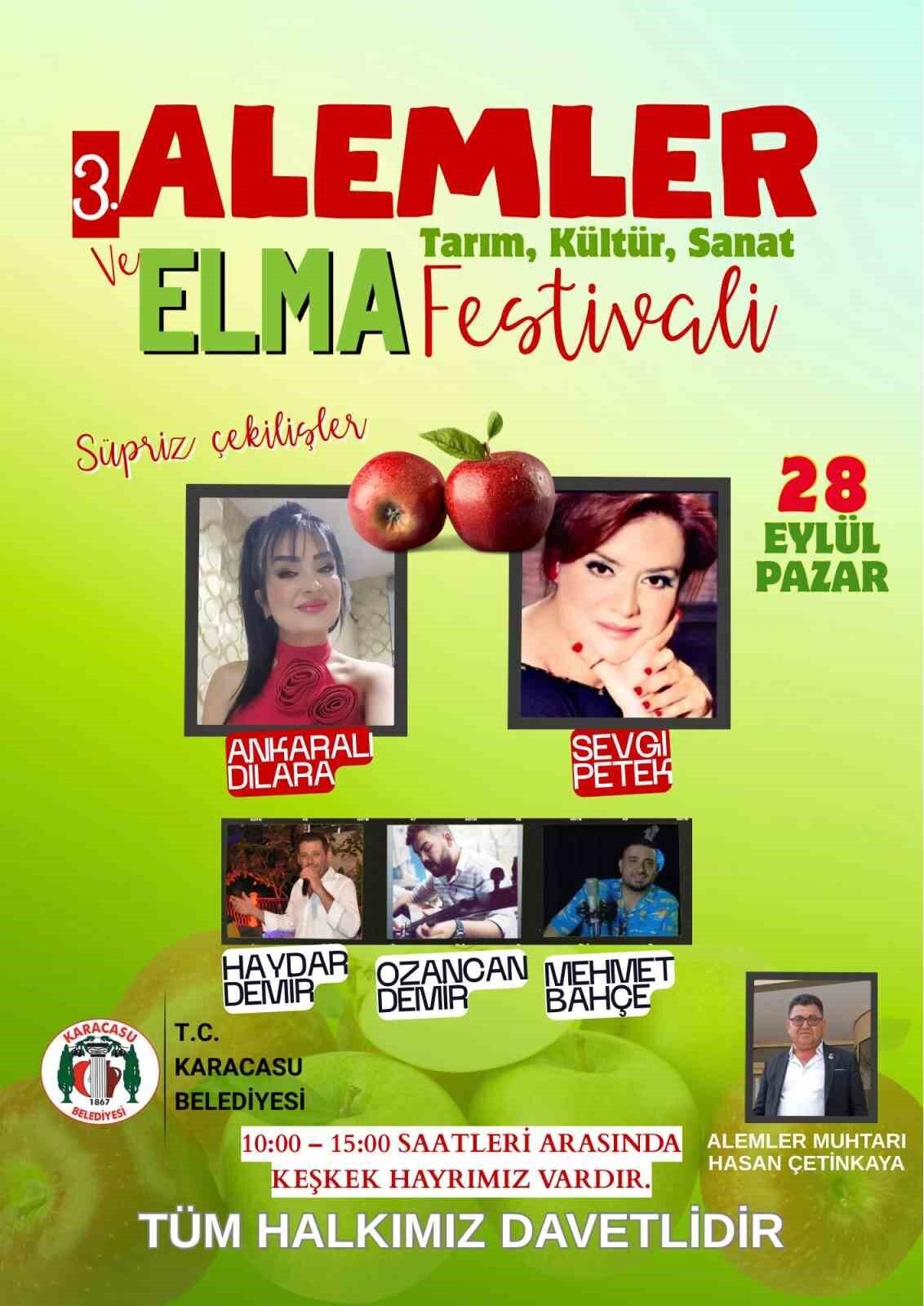 Aydın’ın Karacasu ilçesinde bu yıl 3.’sü gerçekleştirilecek olan Alemler Tarım,