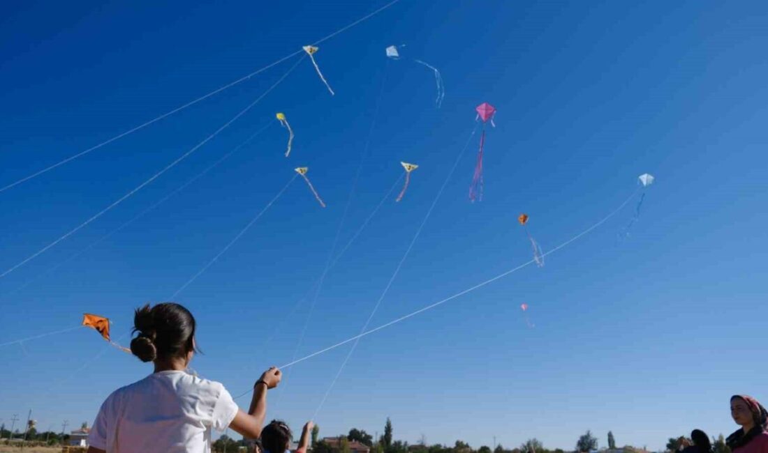 Karaman’da düzenlenen uçurtma şenliğinde renkli görüntüler ortaya çıktı. Merkeze bağlı