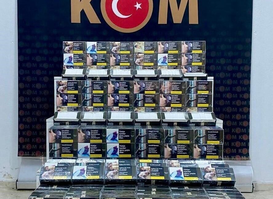 Kars’ta düzenlenen operasyonda 100 bin boş, 21 bin 760 dolu