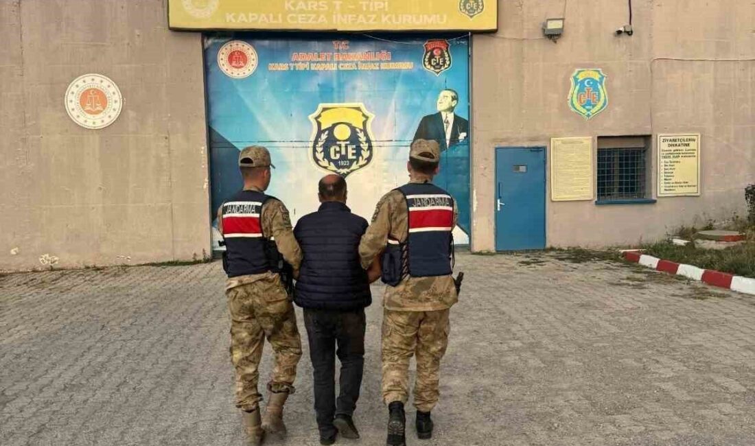 Kars’ta hakkında kesinleşmiş 4 yıl hapis cezası bulunan 1 kişi