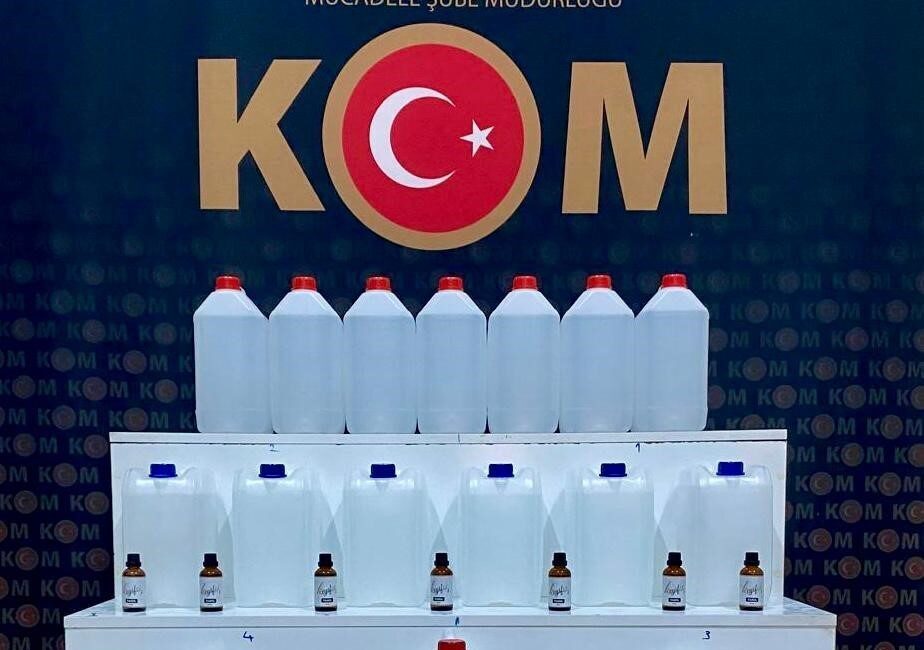 Kars’ta KOM ekiplerince düzenlenen operasyon sahte içki ve içki yapımında