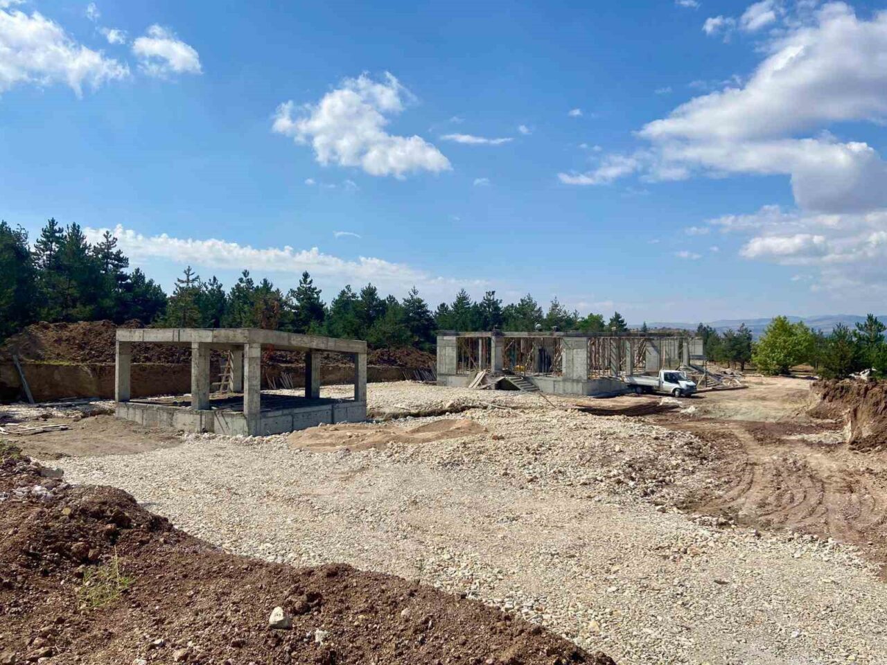 Samsun’un Havza ilçesinde yapımı devam eden “Şehit Orhan Mutlu Bölge