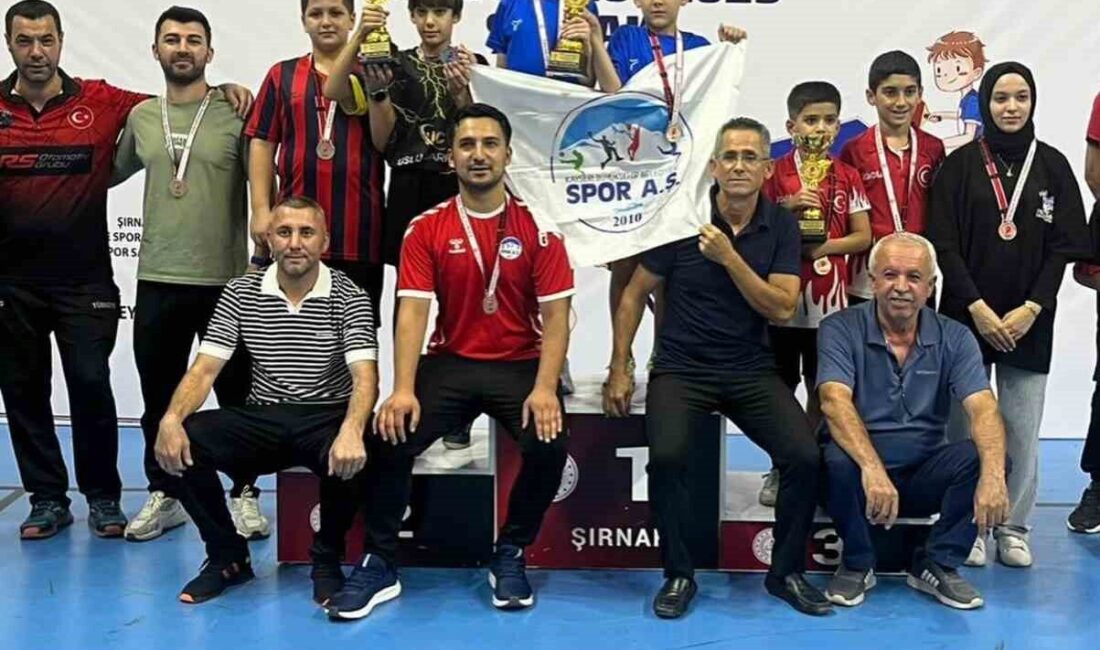 Şırnak’ta yapılan Küçükler Bölge Takım ve Ferdi Yarışmaları’nda Kayseri Spor