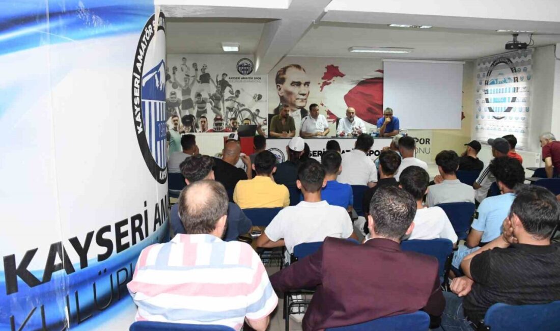 Kayseri U16 Ligi 2025-2026 sezonu fikstür çekimi yapıldı. Kayseri U16