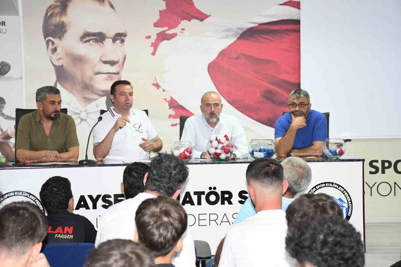 2025-2026 futbol sezonu Kayseri U18 Ligi fikstürü çekildi. Kayseri Sümer