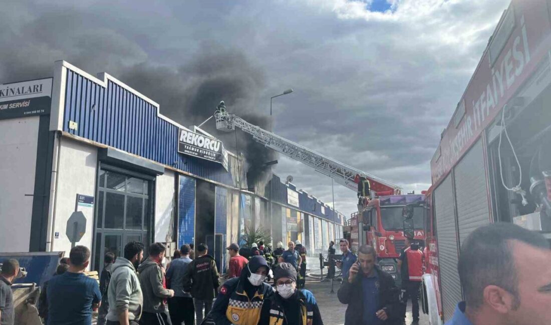 Kayseri’nin Kocasinan ilçesinde faaliyet gösteren bir mobilya atölyesinde çıkan yangın,