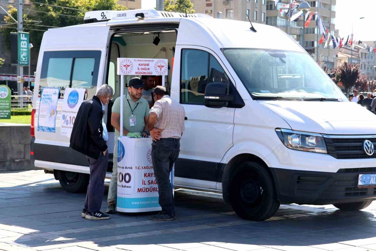Kayseri İl Sağlık Müdürlüğü, tütün kullanımını azaltmak ve sağlıklı yaşamı