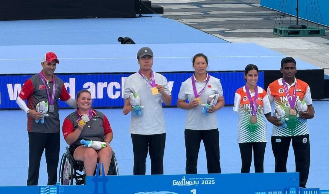 Kayserili paralimpik okçu Kenan Babaoğlu; takım arkadaşı Öznur Cüre Girdi