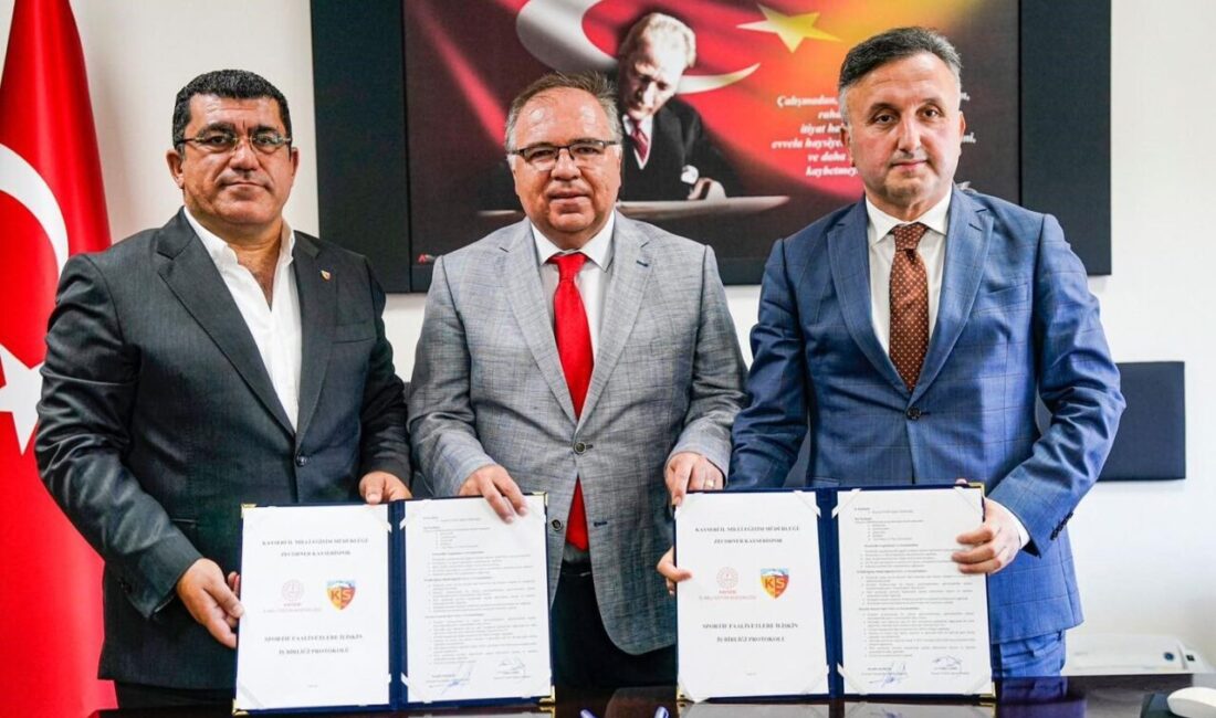 Süper Lig’de mücadele eden Kayserispor Kulübü ile Milli Eğitim Müdürlüğü