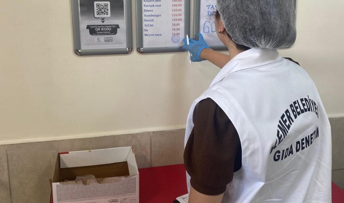 Kemer Belediyesi Zabıta Müdürlüğü ekipleri, Kemer genelindeki okullarda kantin denetimlerini