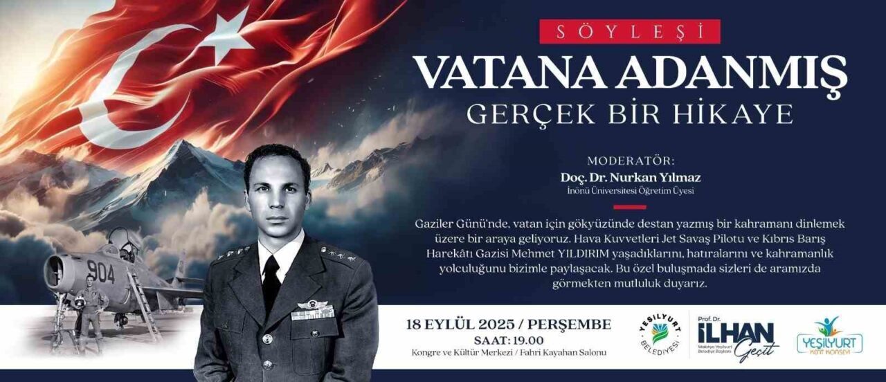 Yeşilyurt Belediyesi ve Yeşilyurt Kent Konseyi, Gaziler Haftası kapsamında “Vatana