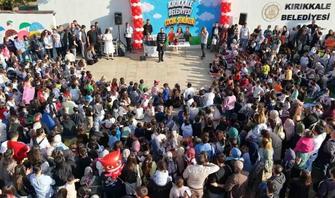 Kırıkkale’de düzenlenen “Çocuk Şenlikleri”, yoğun katılımla gerçekleştirildi. Etkinlikte çocuklar ve