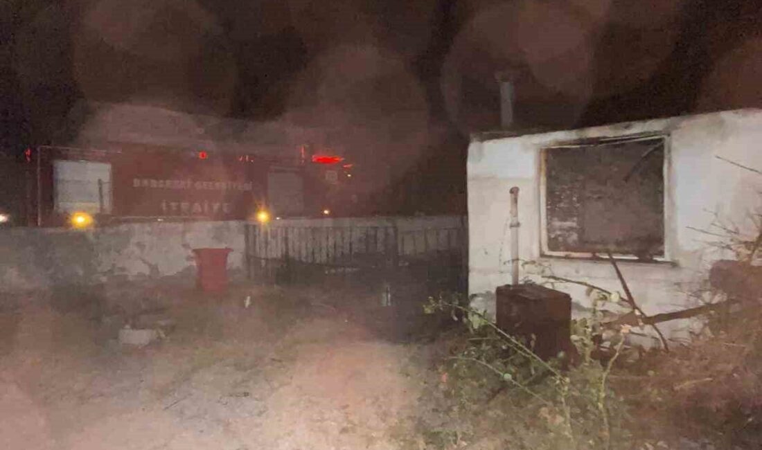 Kırklareli’nin Babaeski ilçesinde bir çiftlik evinde çıkan yangın, itfaiye ekipleri